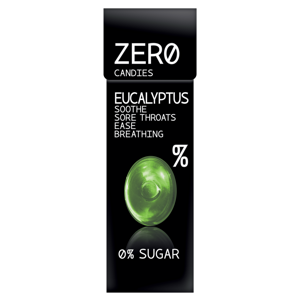 Bombus ZERO Candies Eucalyptus – bonbony bez cukru 30 g