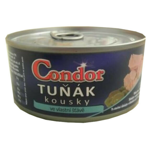 Condor Tuňák kousky ve vlastní šťávě 170 g