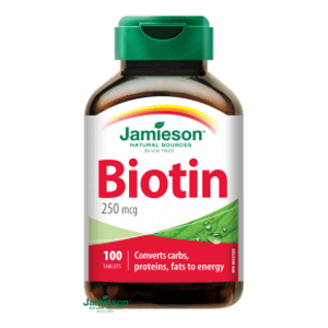 Jamieson Biotin 250 µg 100 tablet