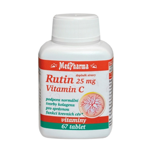 MedPharma Rutin 25 mg a vitamin C 67 tablet