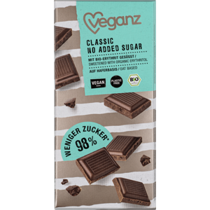 Veganz classic no added sugar, Bio 80 g expirace